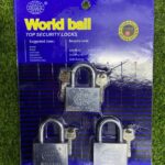 World Ball 3pcs 60mm  Padlock