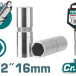 Total 1/2" Spark Plug Socket (16mm)