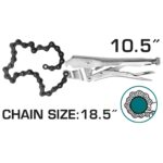 Total Chain Clamp Locking Plier 10"