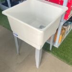 External Sink With Stand White