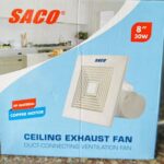 Saco Ceiling Exhaust Fan 8"