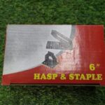 6" Hasp & Staple Red Box