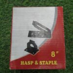 8" Hasp & Staple Red Box