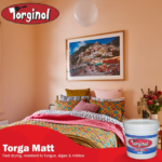 Torga Matt Emulsion Paint (Peach Cascade)