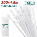 Total Cable Ties 300 X 4.8mm 100pcs