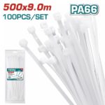 Total Cable Ties 500 X 9.0mm 100pcs