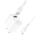 Hoco Wall Charger “C98 Proton” QC3.0 US Set with Cable