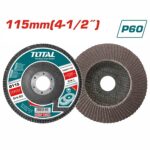 Total 60 Grit Flap Disc 115mm
