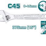 Total Adjustable Wrench 15"