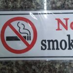 No Smoking Sticker