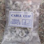Circle Cable Clips 10mm (100PCS)