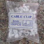 Circle Cable Clips 6mm (100PCS)