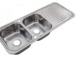 Sink Double Bowl Single Drain