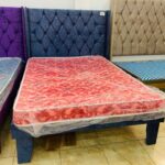 Queen Anessa Button Bed (MATTRESS SOLD SEPARATELY)