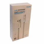 Yourz 2.4A Fast Charging Braided Data Cable for Type-C
