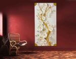 3D floral wall art panel - Image 2