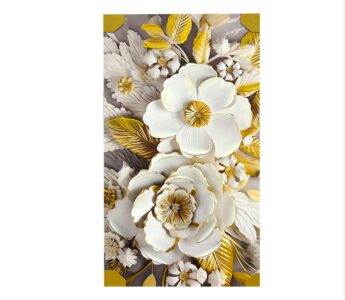 3D floral wall art panel - Image 16