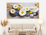 3D floral wall art panel - Image 4