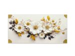 3D floral wall art panel - Image 13
