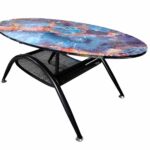 Center Table (Oval-shaped tempered)