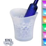 LED ice bucket with a built-in Bluetooth speaker.