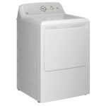 GE 7.2-CF White Electric Dryer