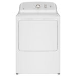 GE 7.2-CF White Electric Dryer - Image 2