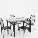 5pcs Glass Dinette Set