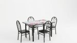 5pcs Glass Dinette Set