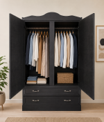 Duble Door Wardrobe (DARKOAK FLAT) - Image 2