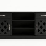 Amanda Television Stand-(Darkoak Flat)