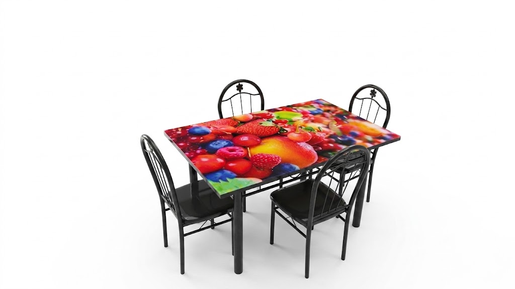 FT (1) 5pcs Glass Dinette Set - Image 1