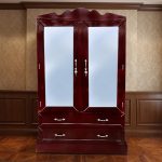 Duble Door Wardrobe (Rosewood Polish)