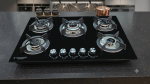 Challenger 4-Burner Table Model Gas Stove (Glass Top)