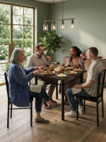 5pc Essential Dinette Set (Wood Design) - Image 2