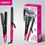 Sonar SN-007 2in1 Hair Styling Kit Hair Straightener Curling Iron
