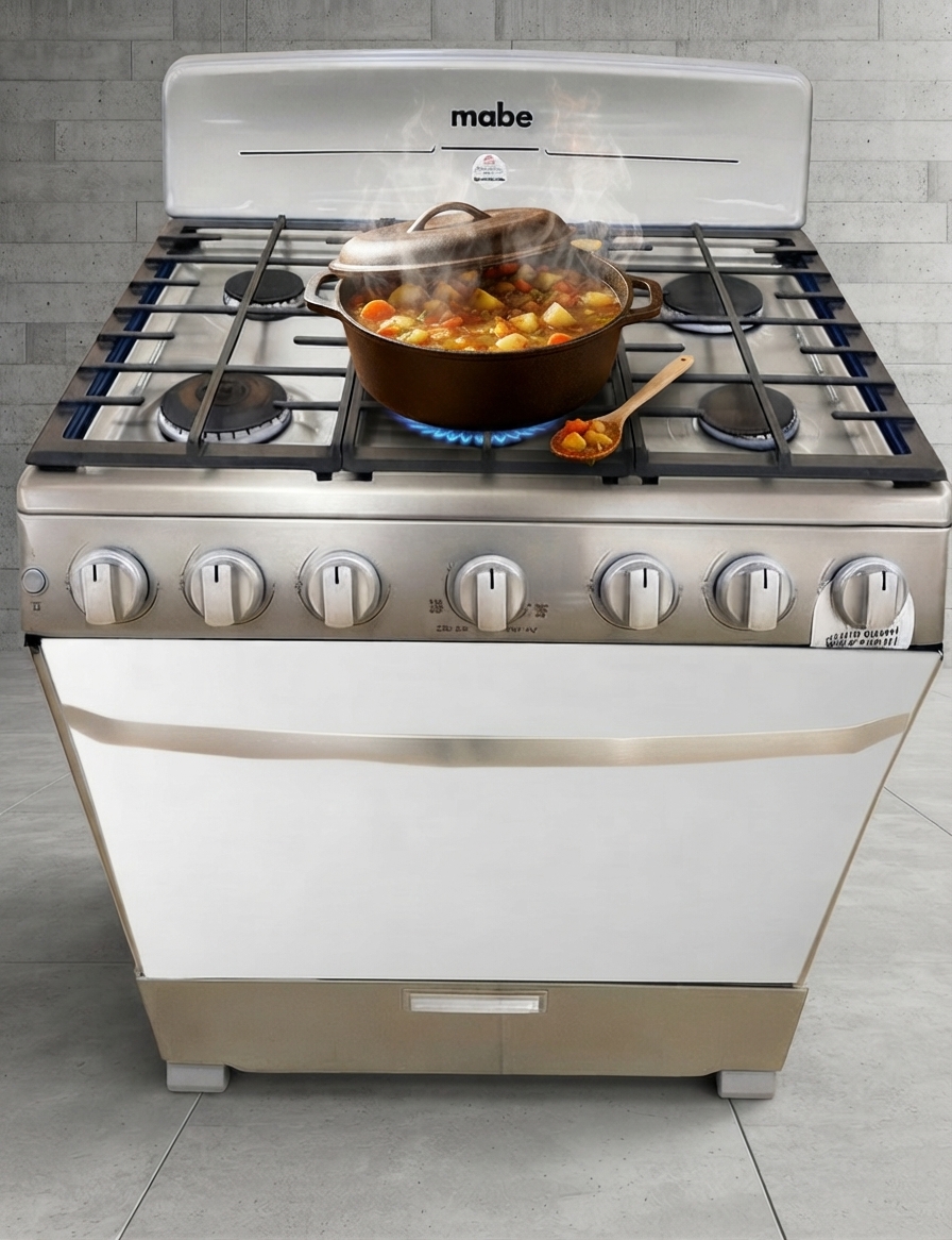 MS5 (2) Mabe 30" 6-Burner Gas Stove - Image 1