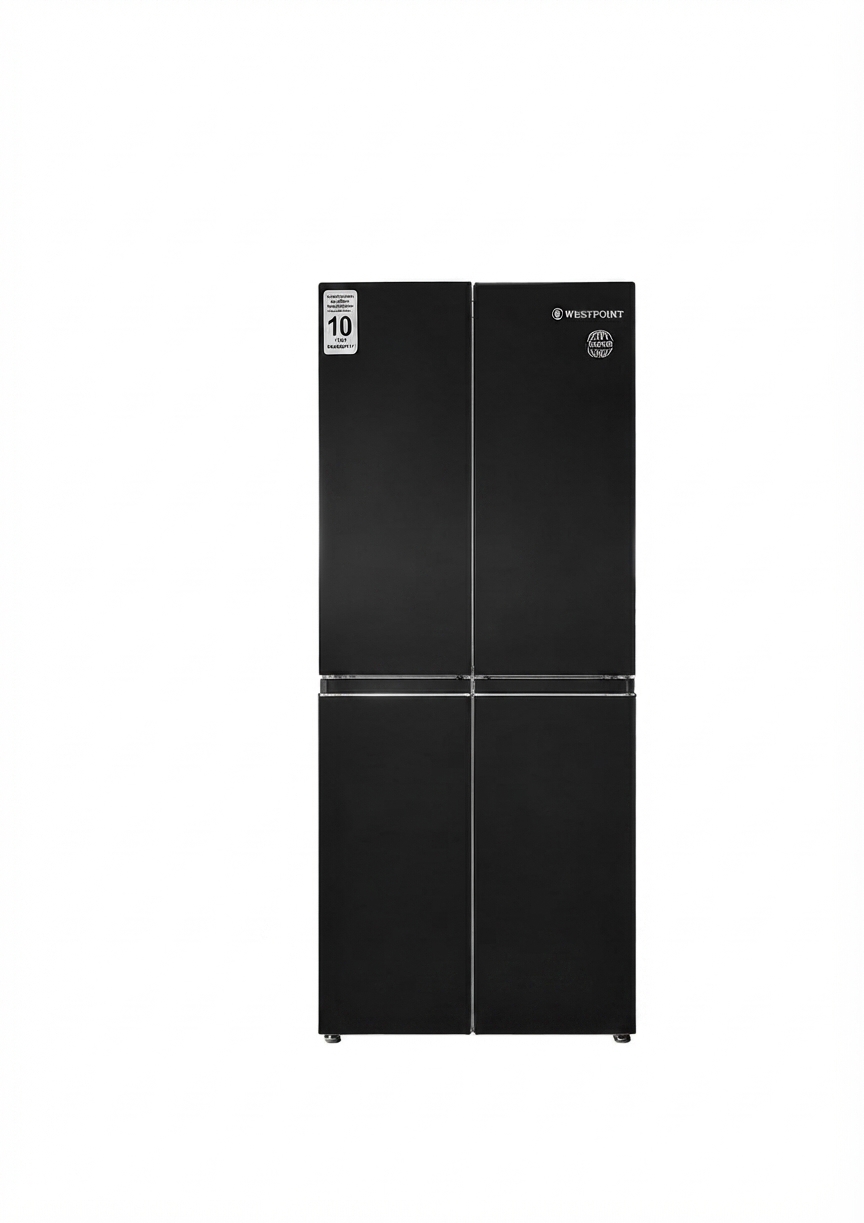 WP1 (1) Westpoint Glass 4-Door Refrigerator (17 CU. FT.) - Image 1