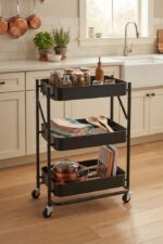 3-Tier Rolling Trolley Cart - Image 2
