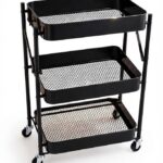 3-Tier Rolling Trolley Cart