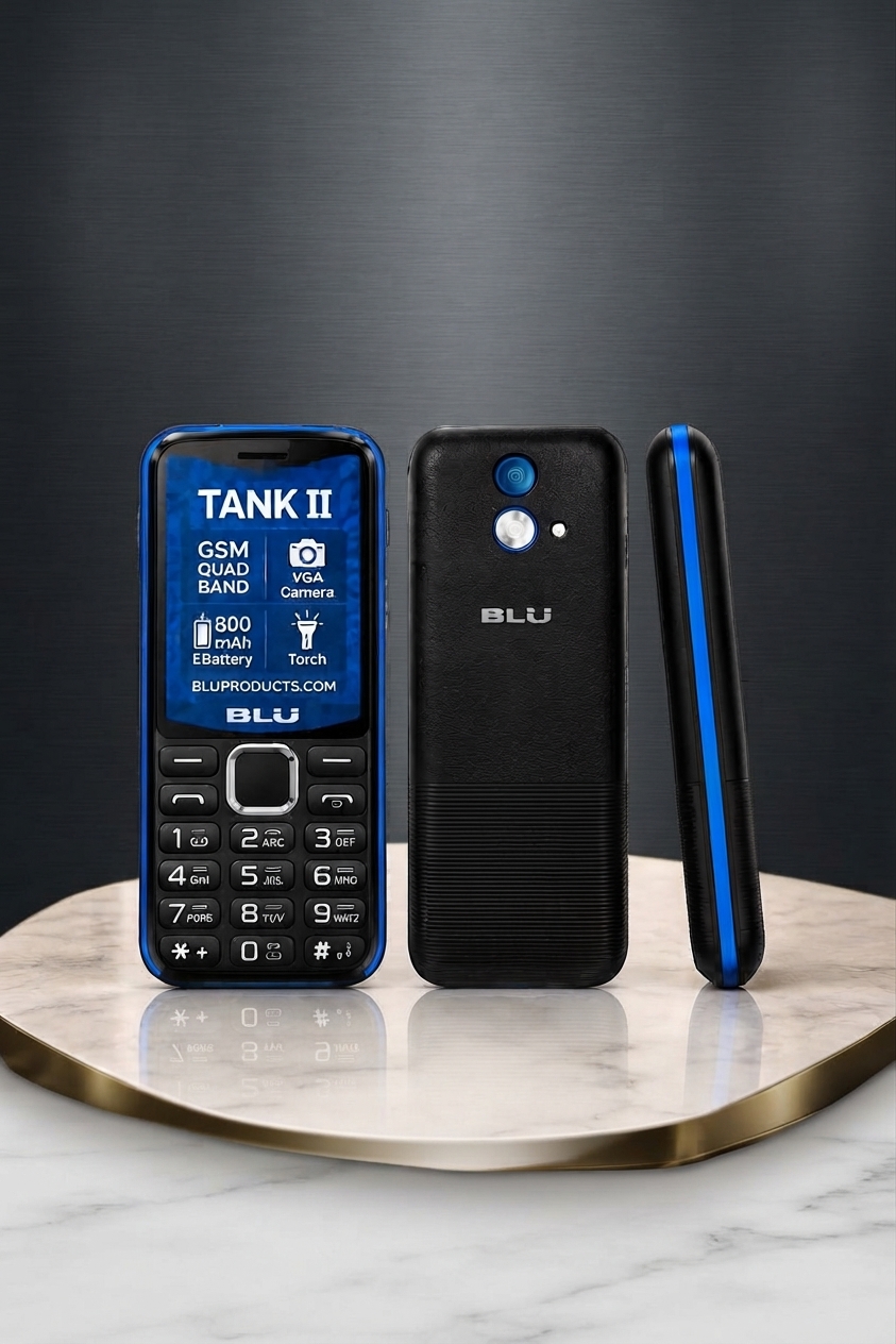 GSM (3) BLU Tank II Cell Phone - Image 1
