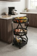 3-Tier Collapsible Storage Cart - Image 2